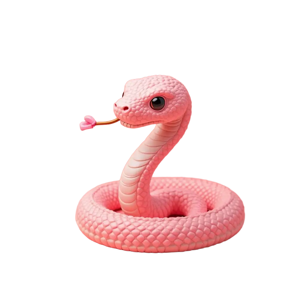 Pink Snake Toy